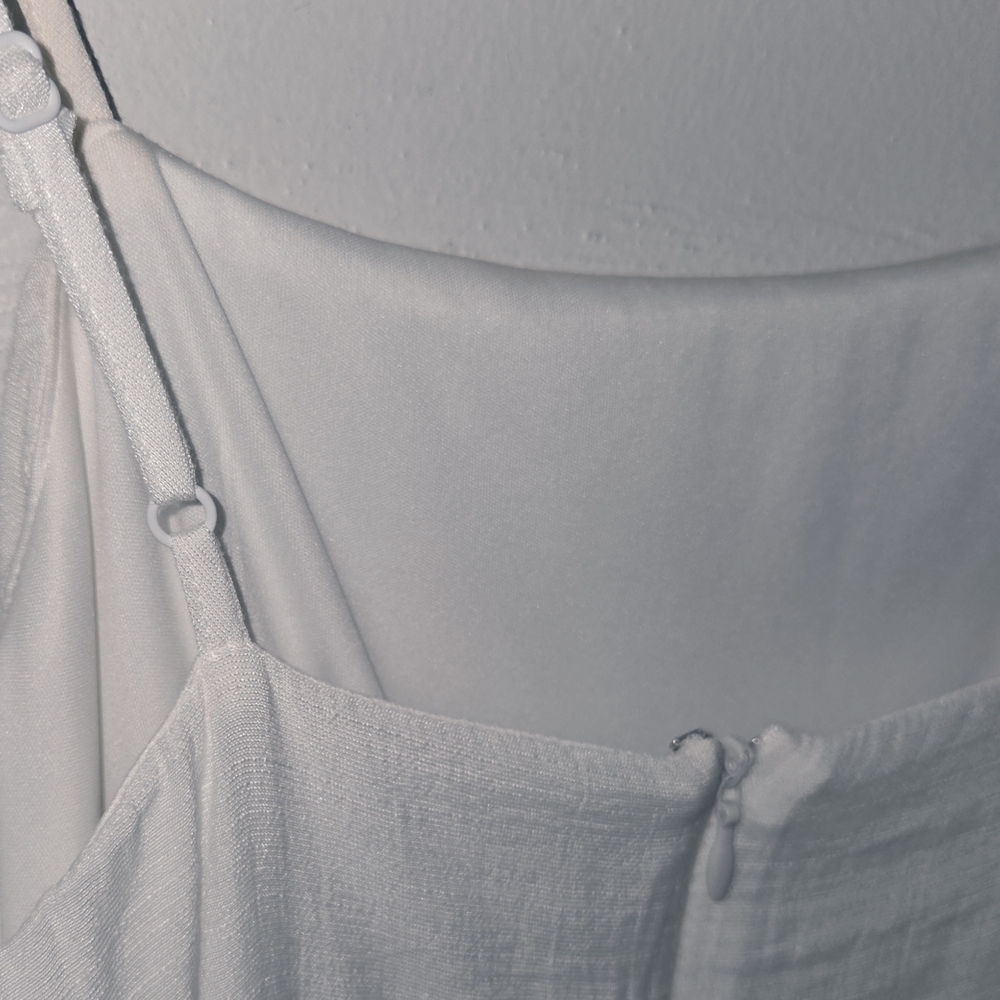 Nine West White Faux Wrap Dress | Size M - Picture 7 of 7